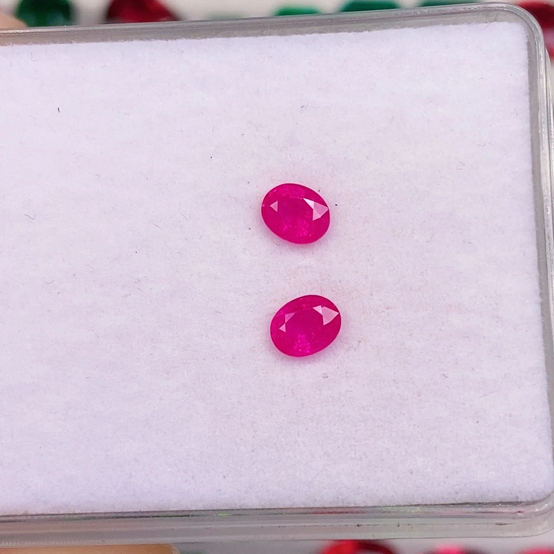 红宝石裸石1.05ct天然缅甸红宝石裸石带证书