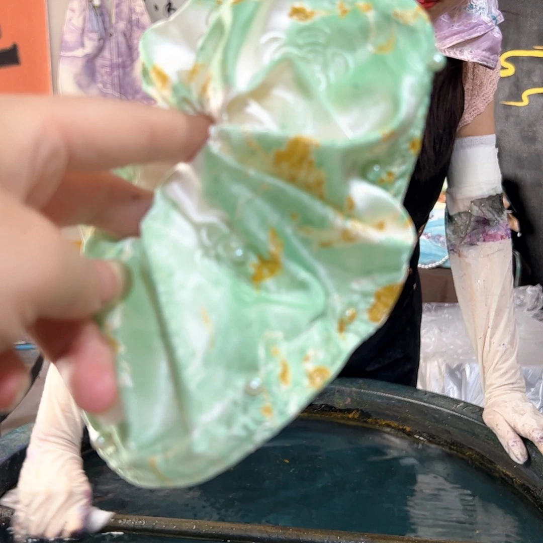 486桂花落圆饼发圈手作