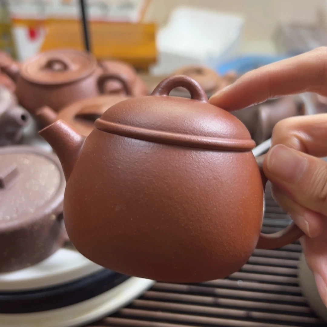 巴***掌茶壶紫砂红将破小土豆160