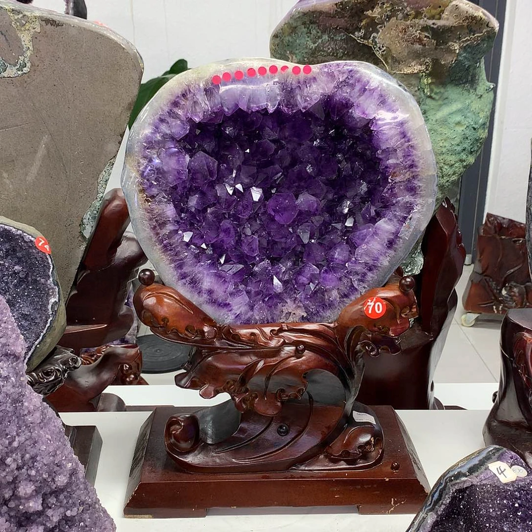 紫晶大型摆件（非配饰）未镶嵌