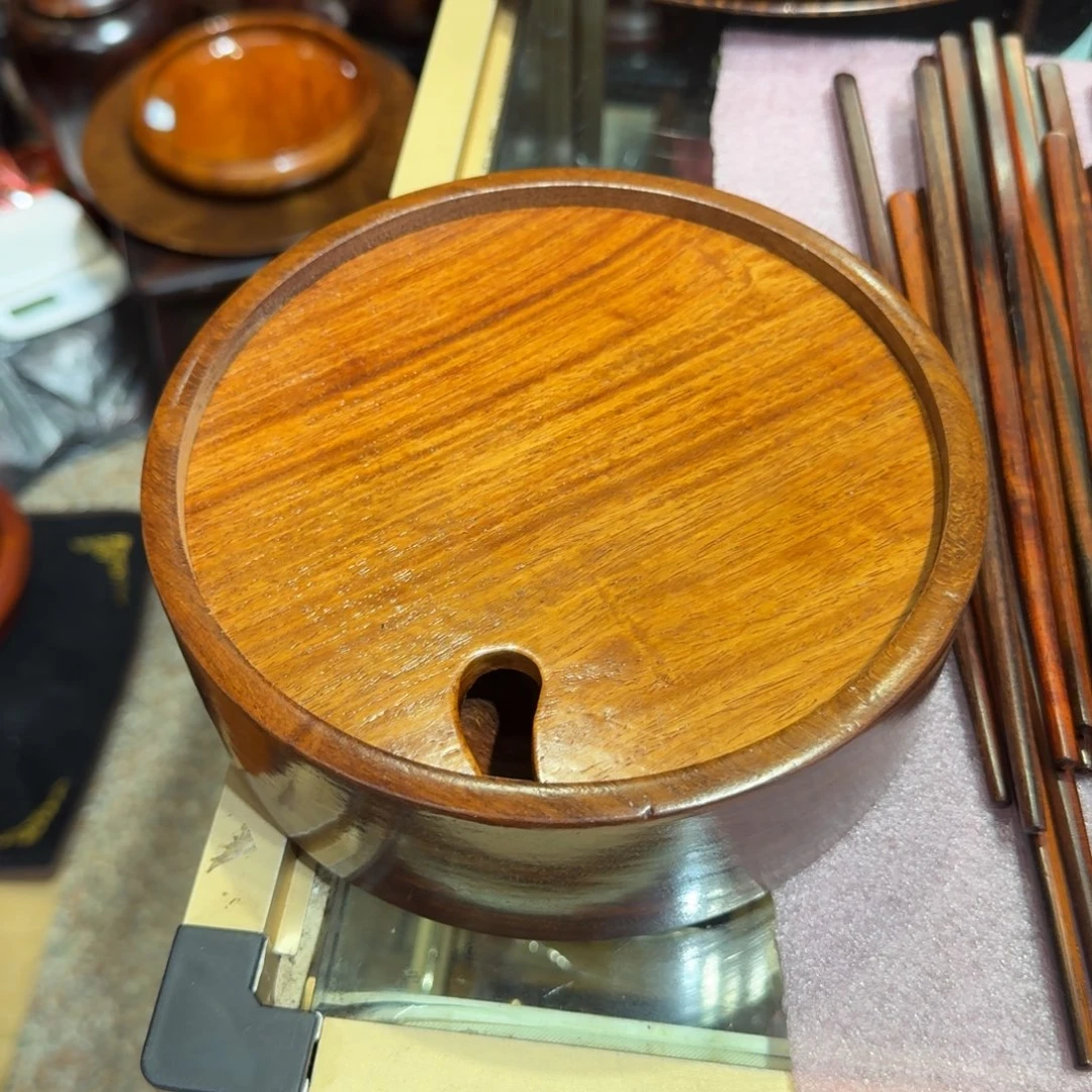 枫***林大果紫檀（缅甸花梨）茶盘