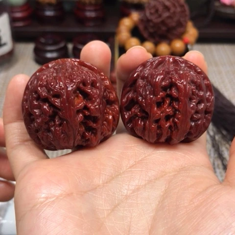 文玩核桃把件粗筋 38尺