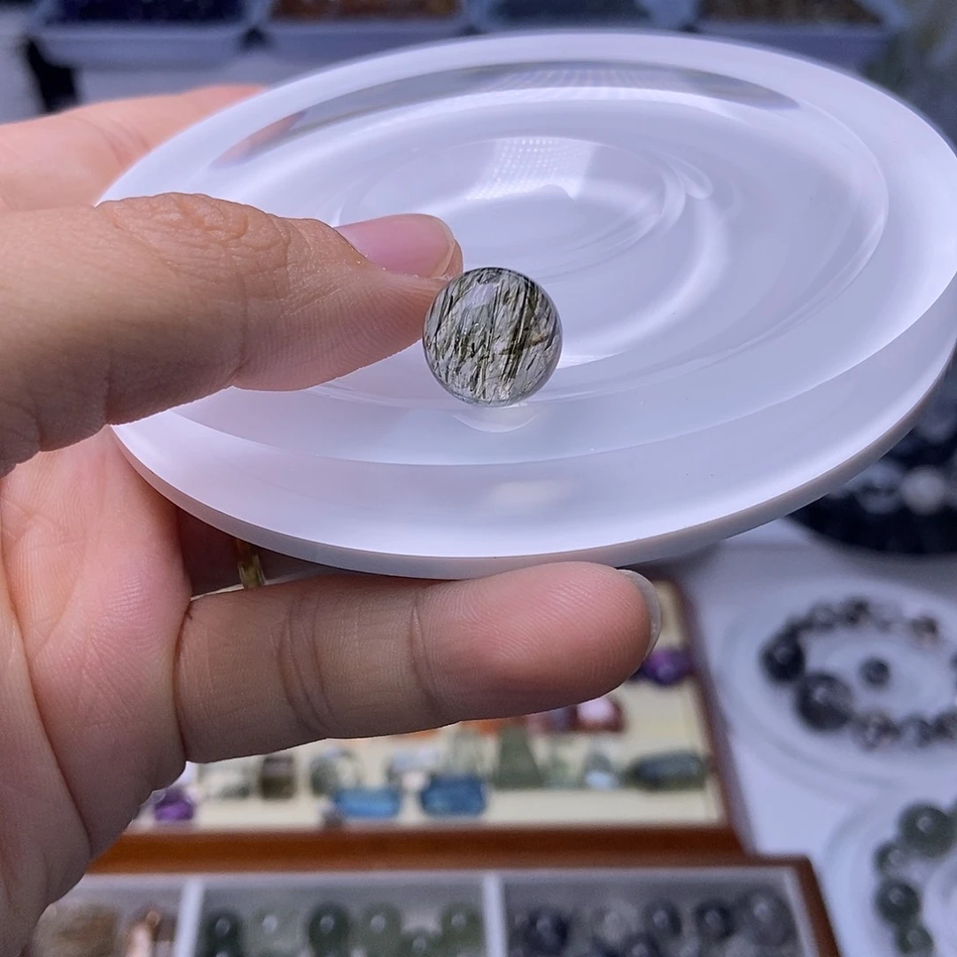 水晶手链未镶嵌E****定制打孔不退换