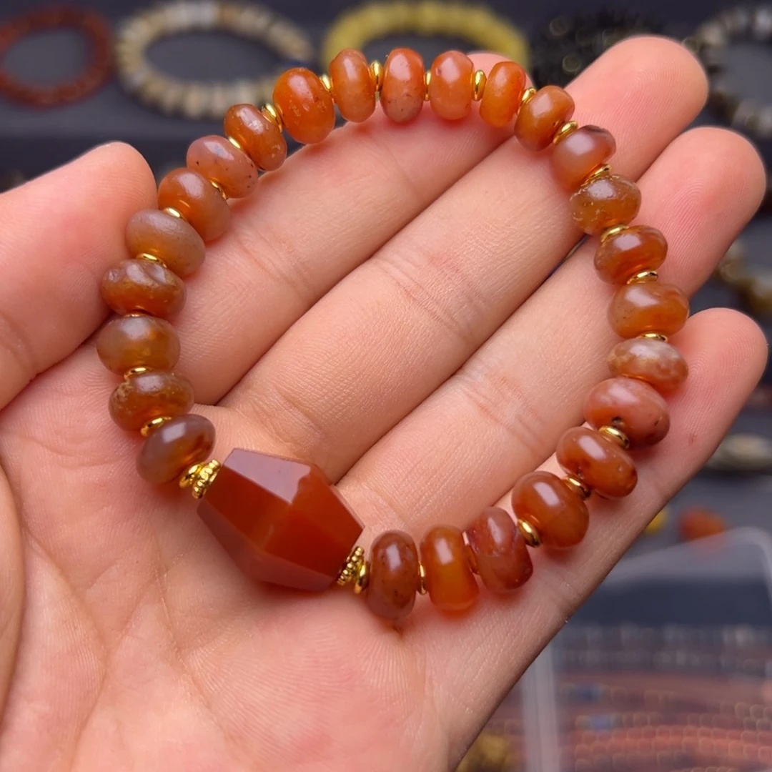 玛瑙/玉髓合金颈饰