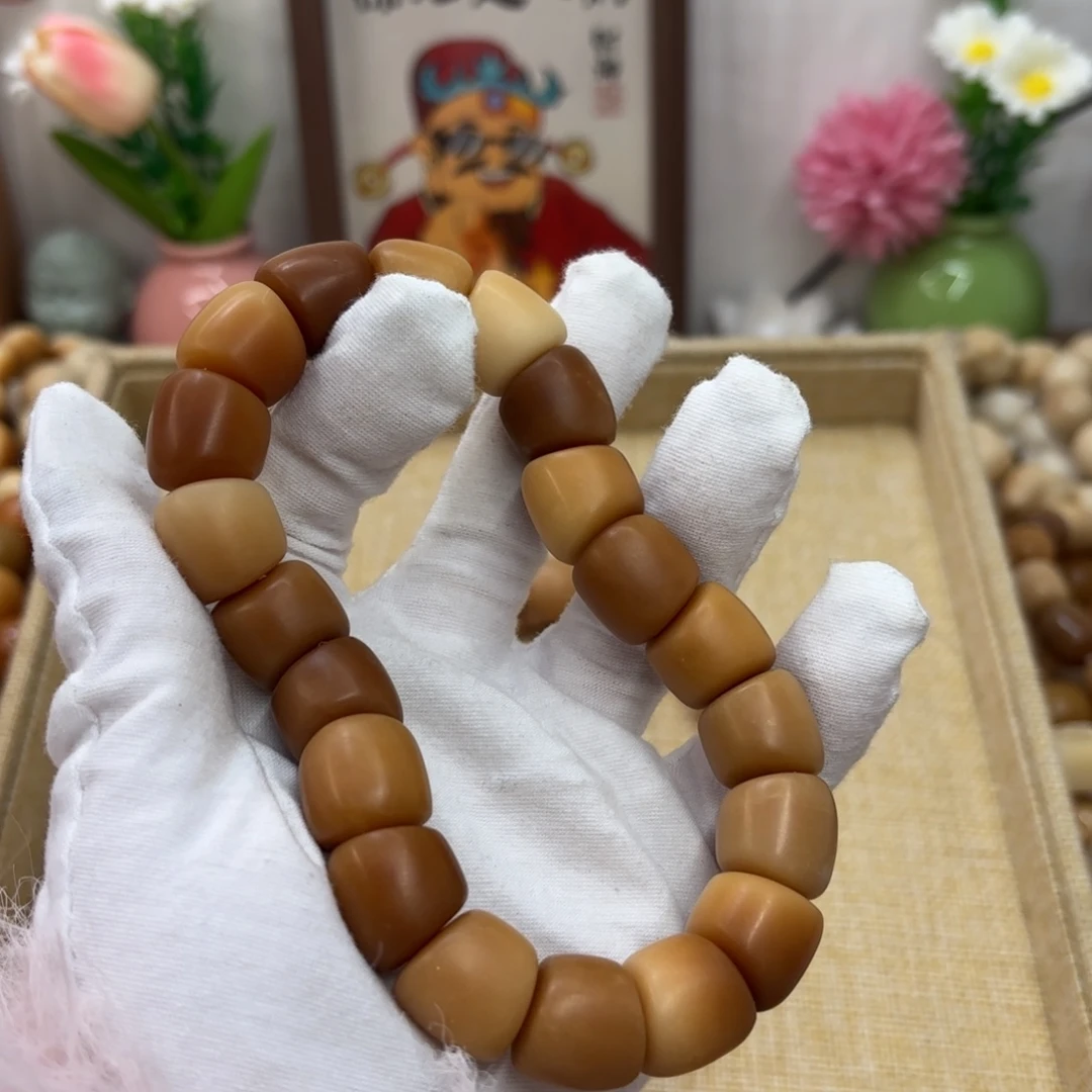 菩提根/象牙果吊坠16干磨瑕疵落地果肠205