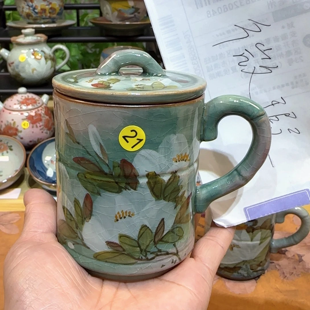 倾*景德镇陶瓷手绘茶具