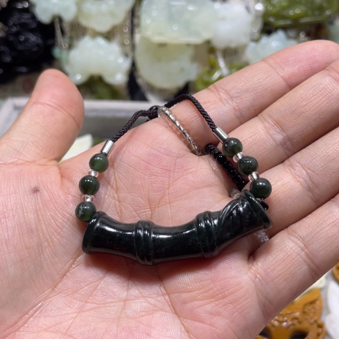 【闪购商品】岫玉颈饰未镶嵌43吊坠