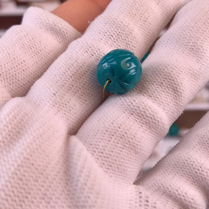 绿松石未镶嵌配饰蓥11*9.5