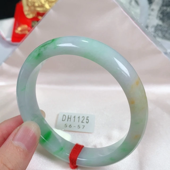 翡翠手镯未镶嵌  编号DH1125 正圈56-57