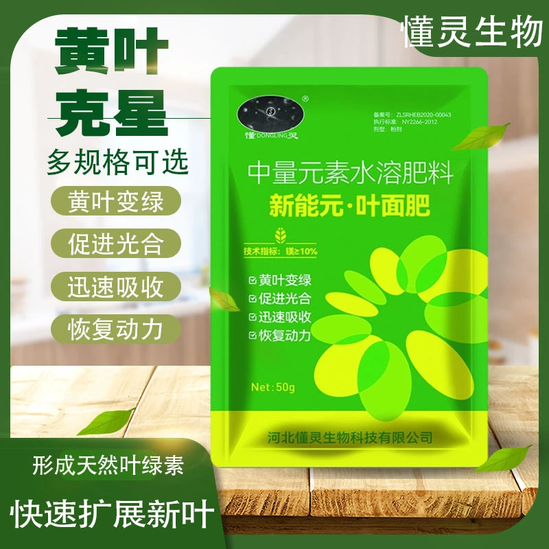 新能元绿叶先锋黄叶干尖叶面肥