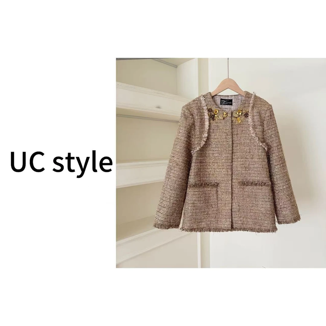 【UCSTYLE】A9460法式流苏小香风外套 主播穿S码