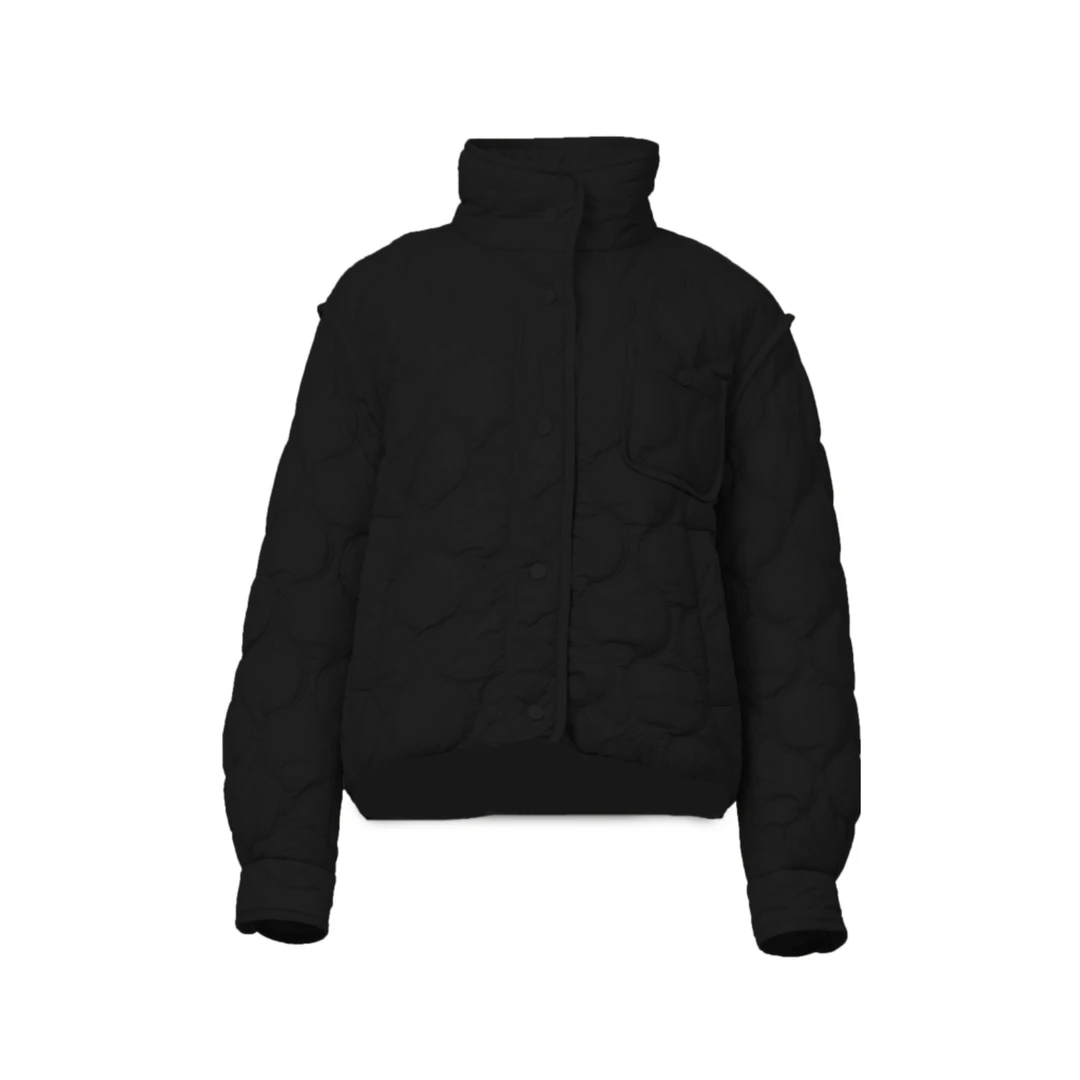 冬女装棉服38067黑色