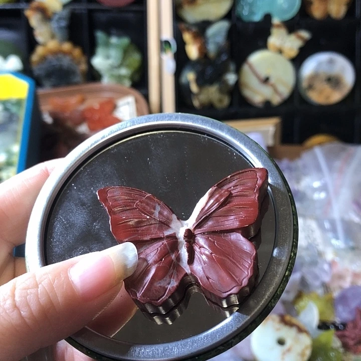 岫玉未镶嵌岫玉手持