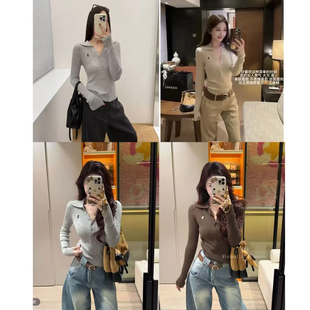 徐秋阳  小马街区  秋冬新款百搭时尚休闲显瘦显白毛衣YM504