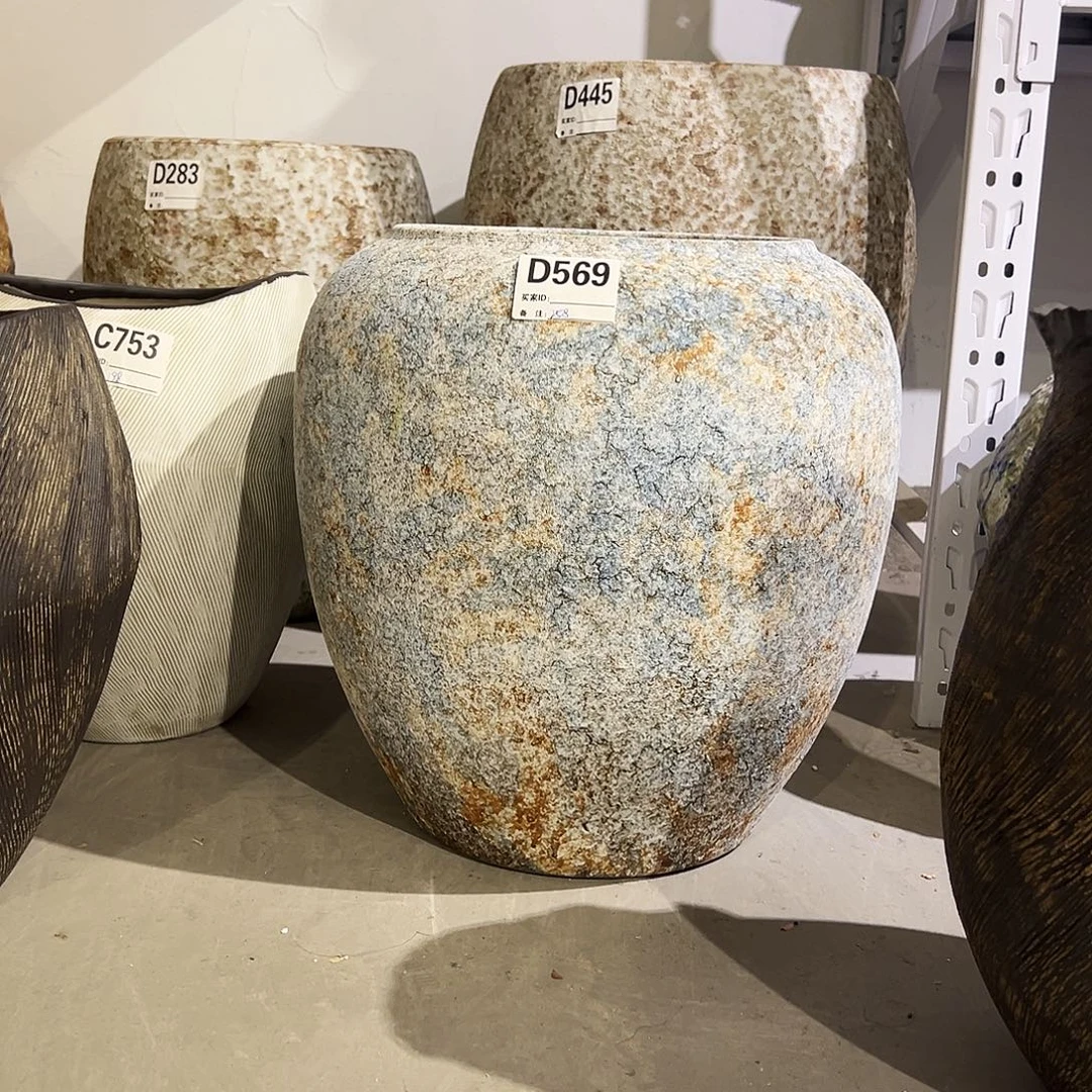 气***淋瓶D569高35口22陶瓷花瓶无孔