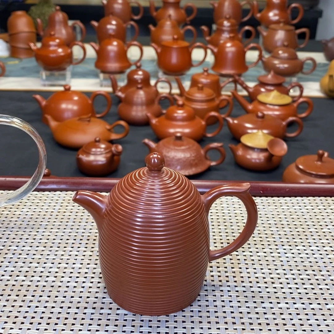 紫砂茶壶叶潮州手工艺