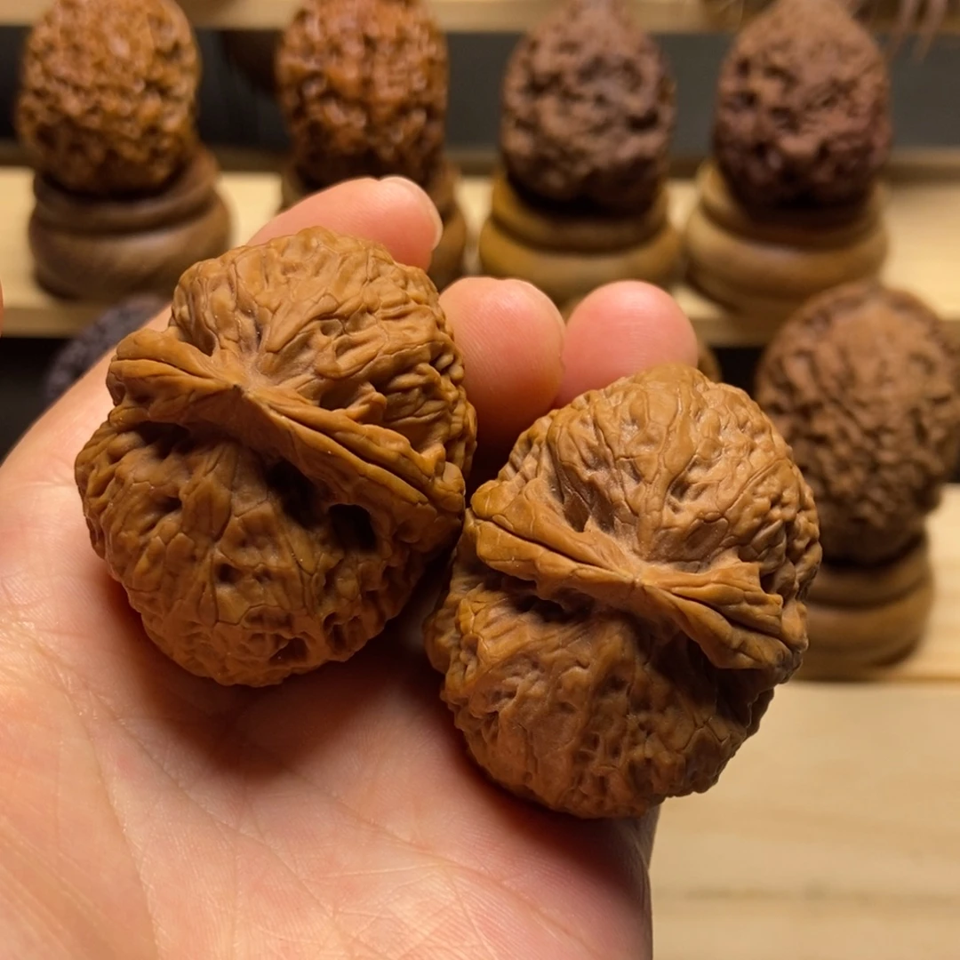 把件文玩核桃双龙戏珠44