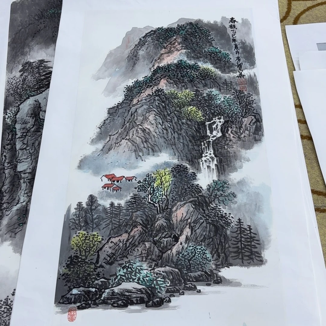 国画李习华老师作品刘