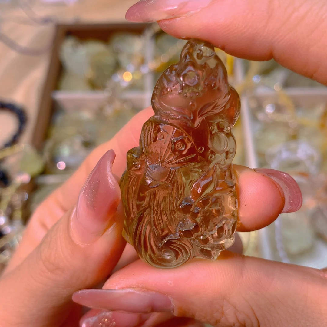 水晶吊坠(不含链)未镶嵌