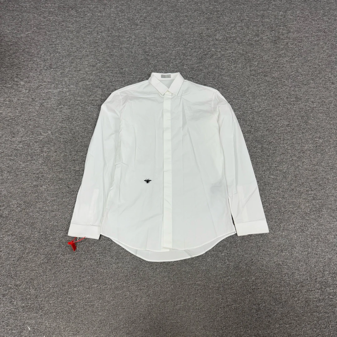99新 DIOR/迪奥 小蜜蜂刺绣 长袖衬衫 38码