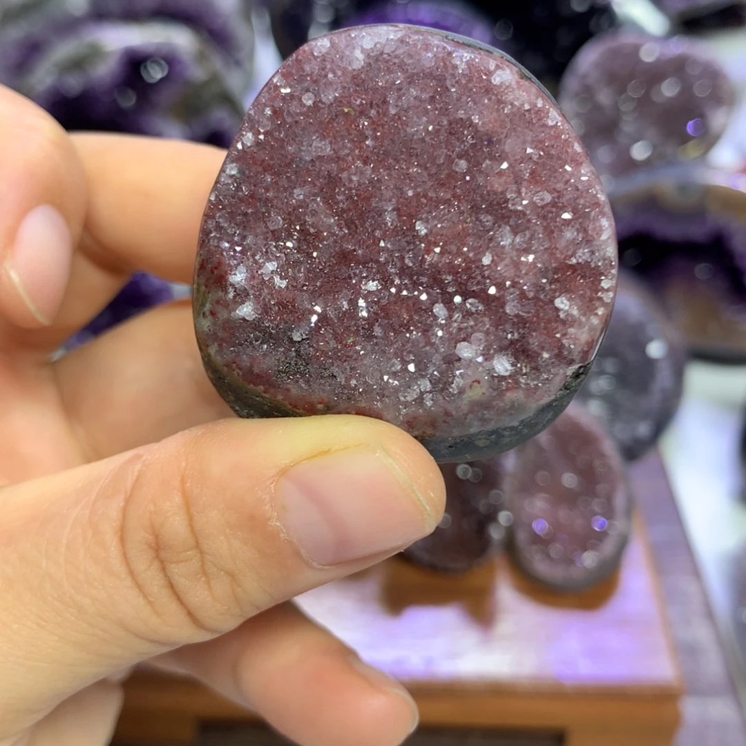 紫晶摆件未镶嵌水晶