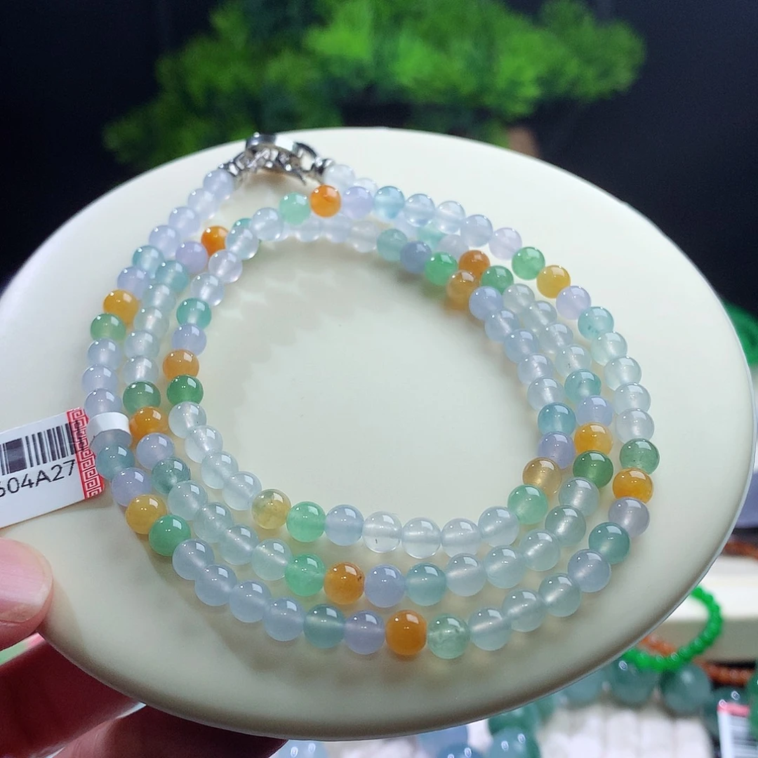 项链未镶嵌翡翠卡5mm