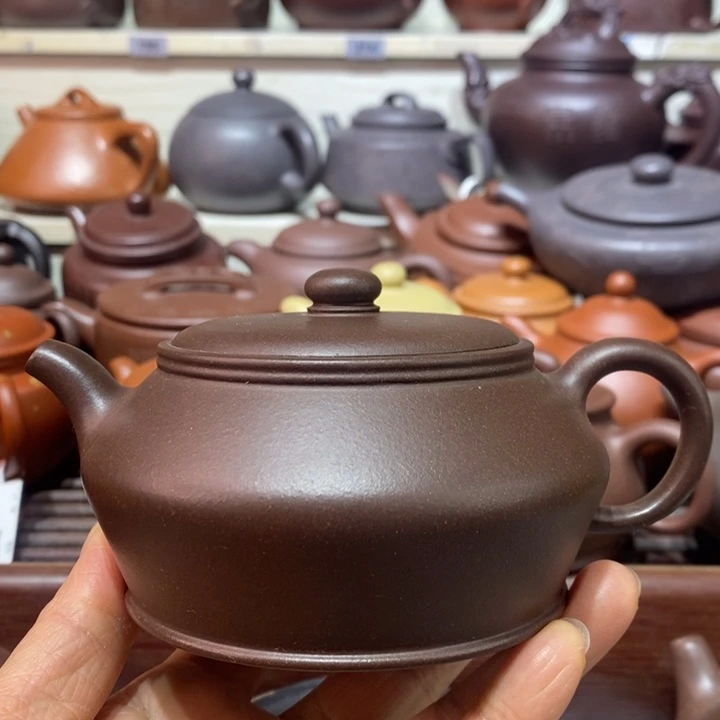 紫砂茶壶微瑕处理一把