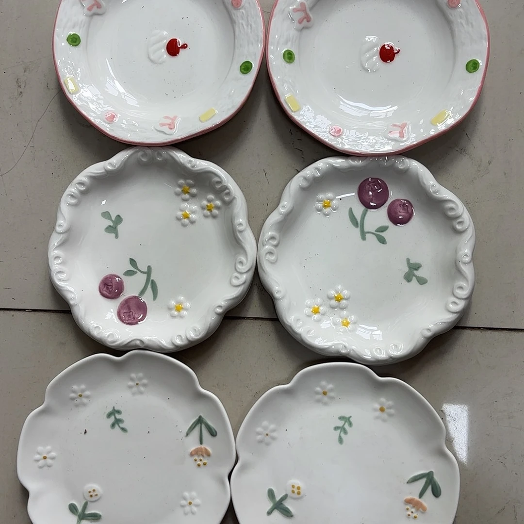 瓷片瑕疵特价陶瓷骨碟