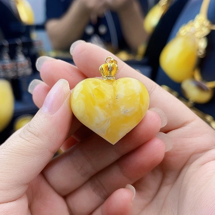 琥珀银S925镶嵌裸石