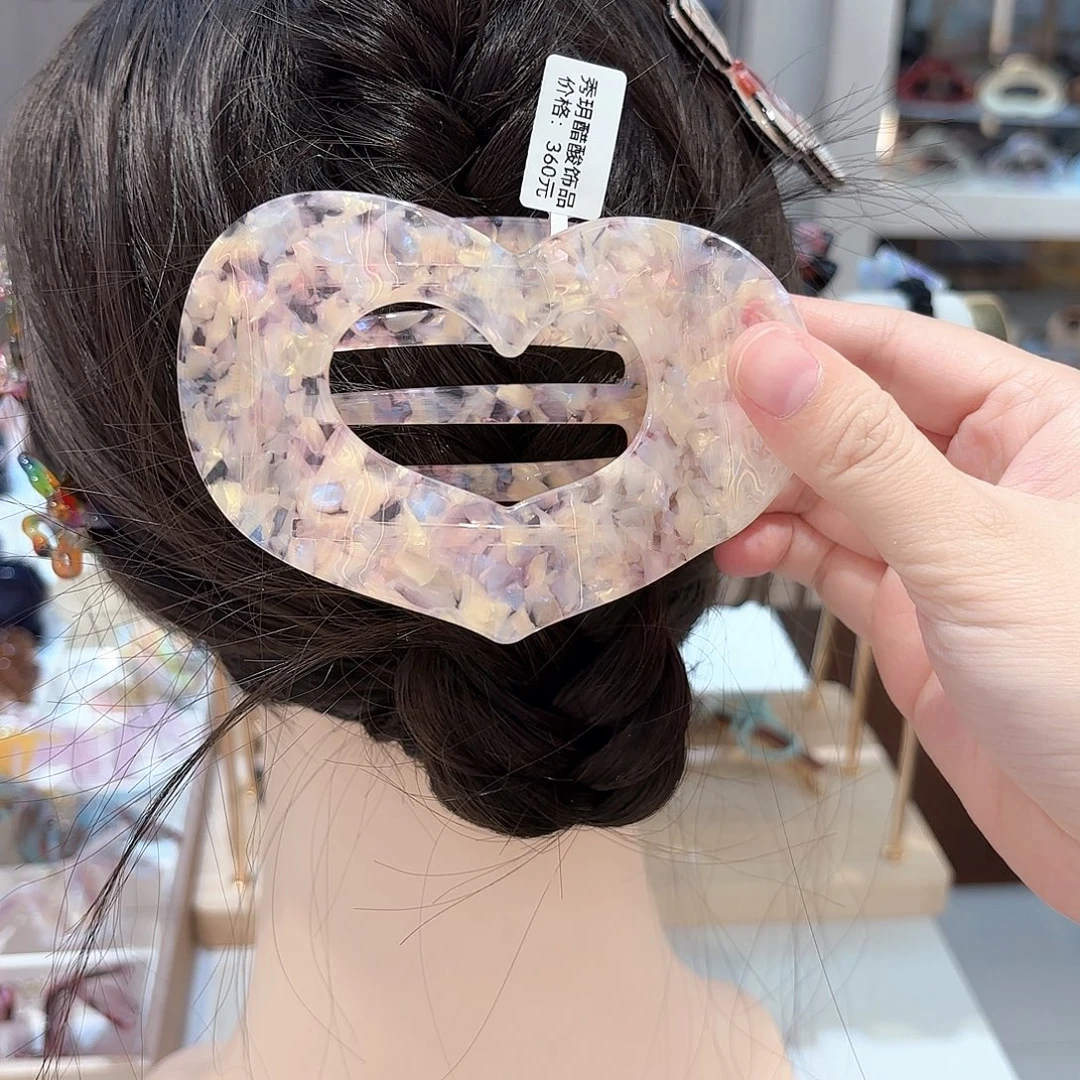 皮质非金属懒人夹一个