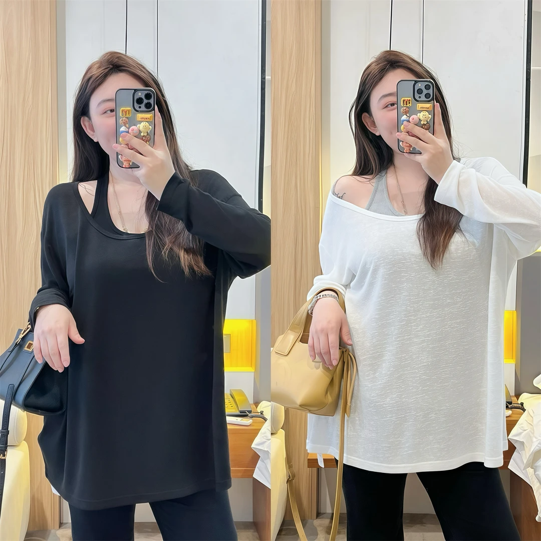 游梦花境 / 慵懒松弛藏肉肉宽松大领口背心两件套14510花契大码