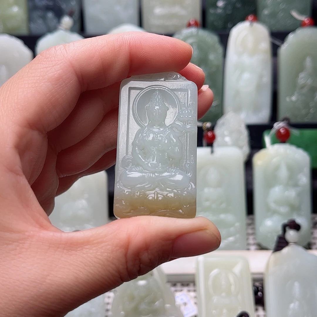 和田玉未镶嵌挂件高****）