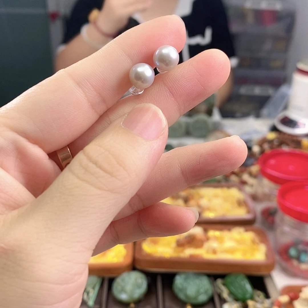 颈饰银S925镶嵌淡水珍珠