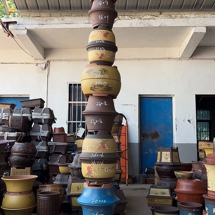 紫砂花盆紫砂花盆