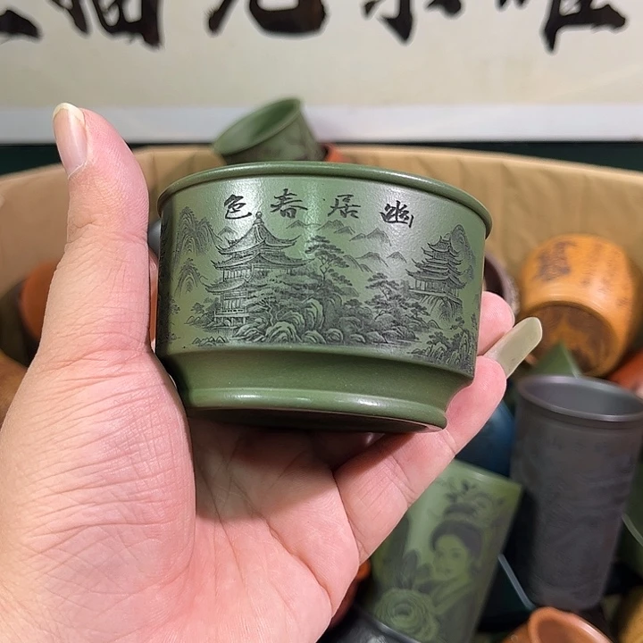 茶杯紫砂全手工紫砂主人杯