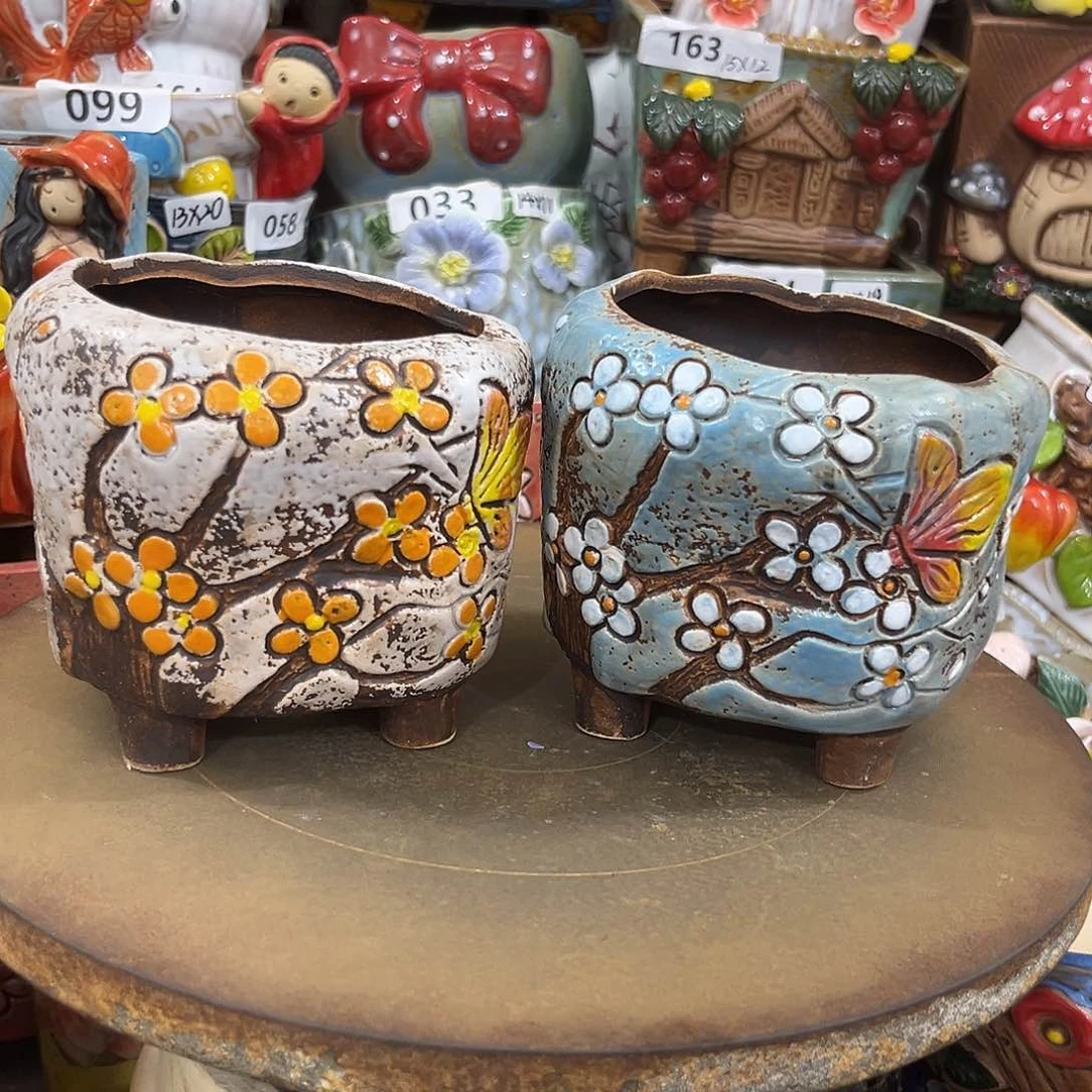 粗陶多肉花盆花盆