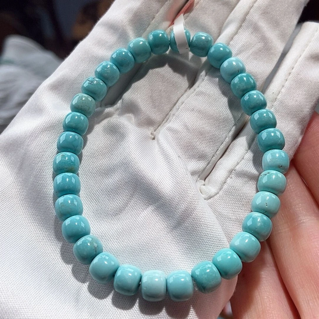 绿松石未镶嵌老型单圈卡6+