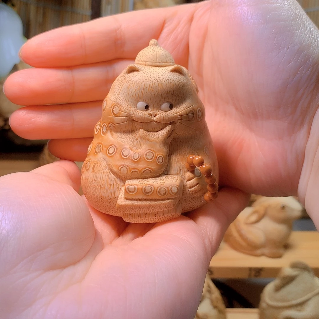 赵***！竹精工地主猫纯手工打造