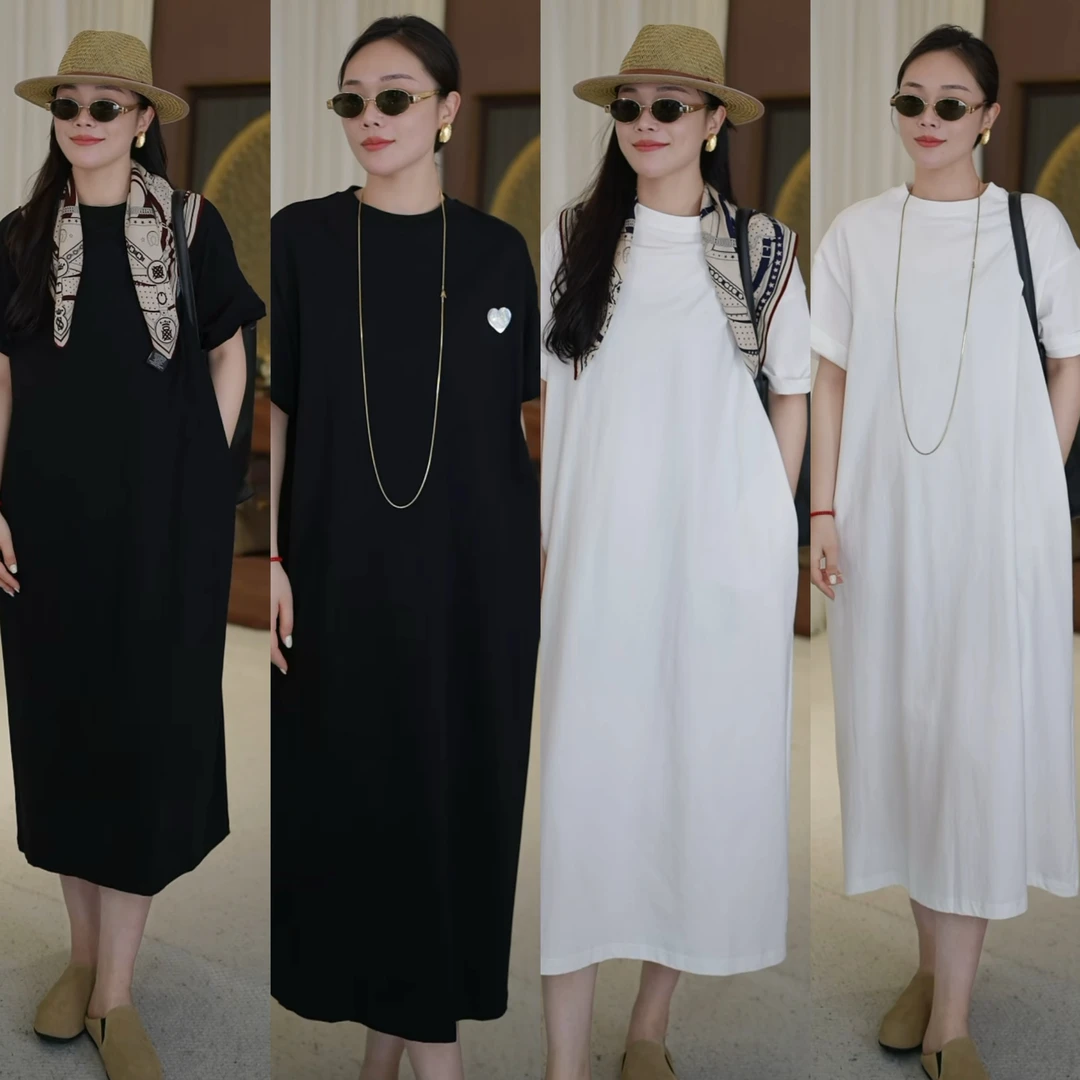 【大齐甄选】极简风连衣裙【样衣L码】25-92365 M码克重570