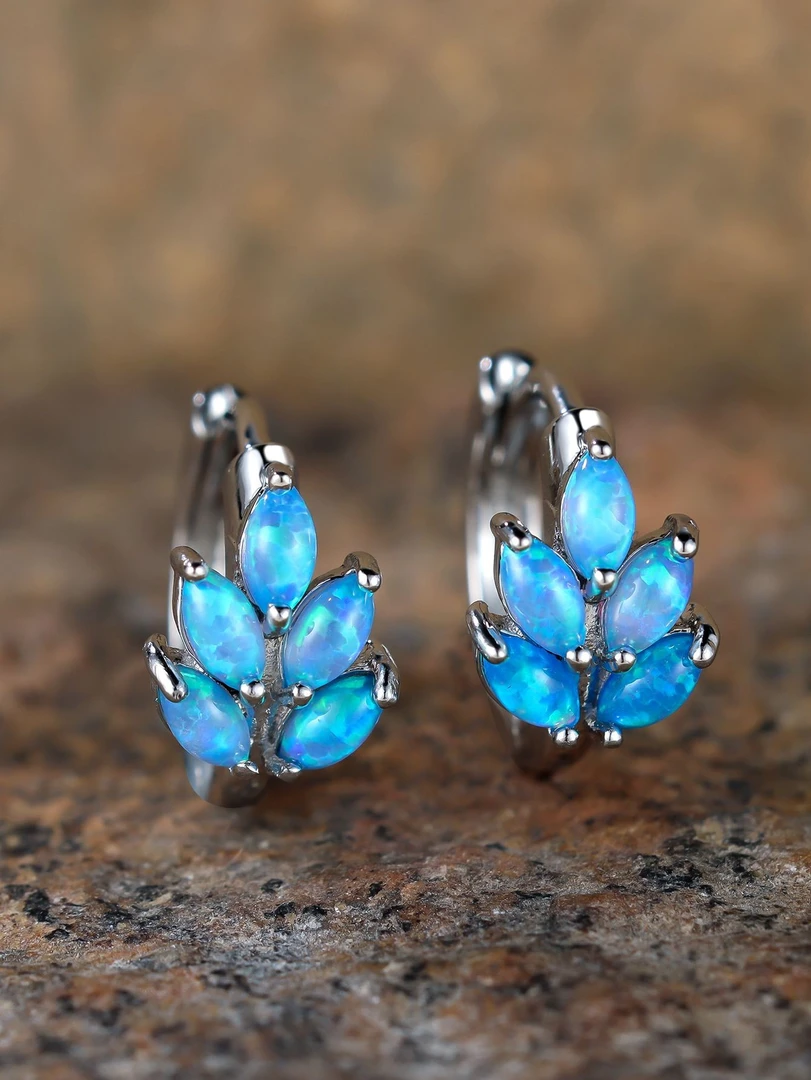 9407【原创opal系列】设计师款澳宝耳饰