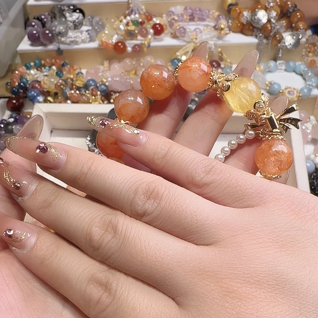 水晶手链未镶嵌把