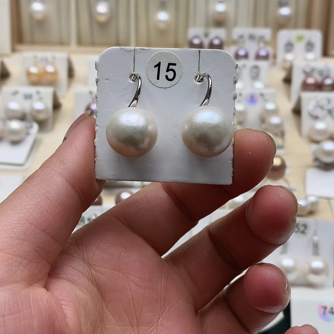 银S925镶嵌淡水珍珠颈饰