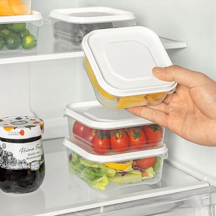 冰箱保鲜盒食品级冰箱收纳盒塑料密封盒蔬菜水果冷冻盒便当盒