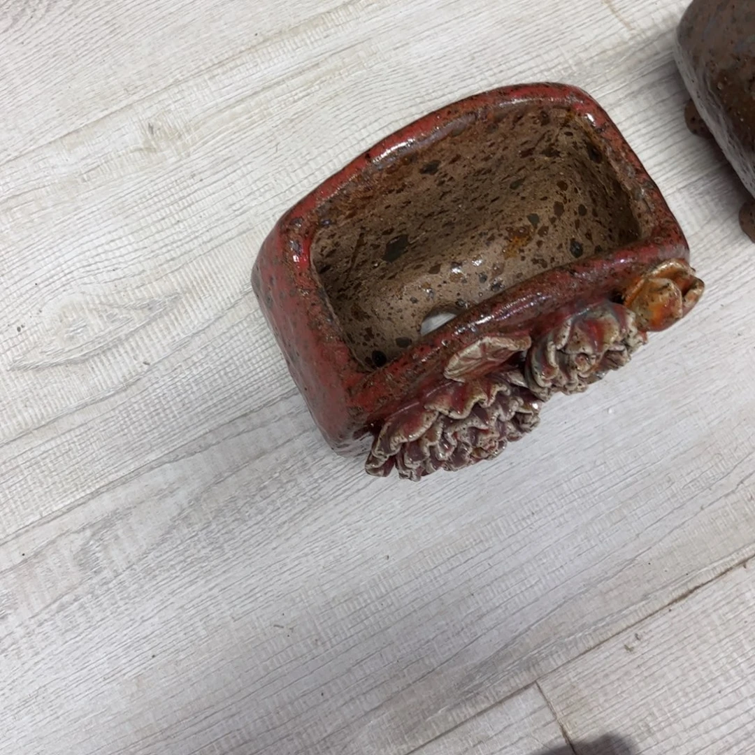 哈***哈泥塑古镇炻陶花钱