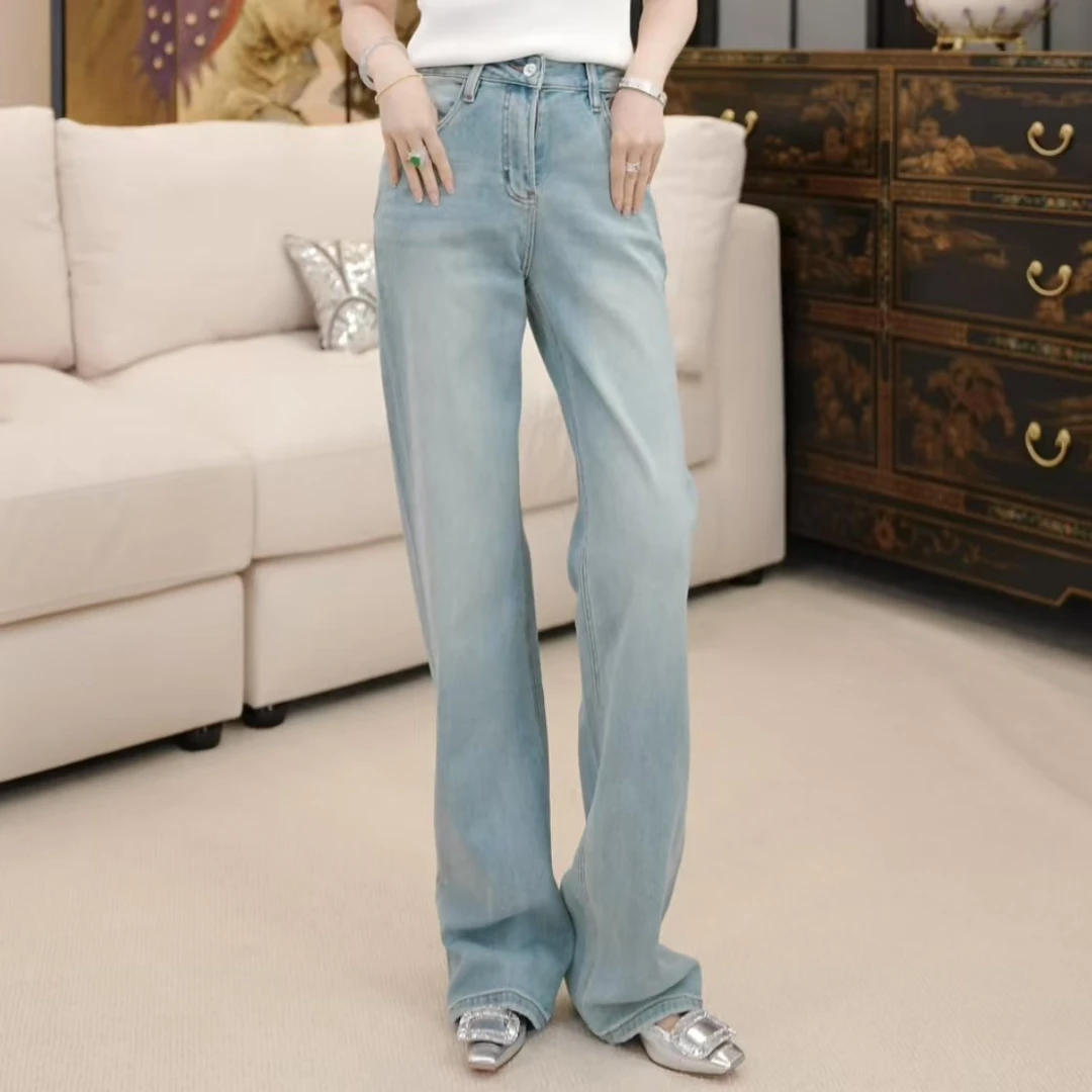 Betty Bairn【加州牛仔】经典系列直筒阔腿牛仔裤25B-BW8797