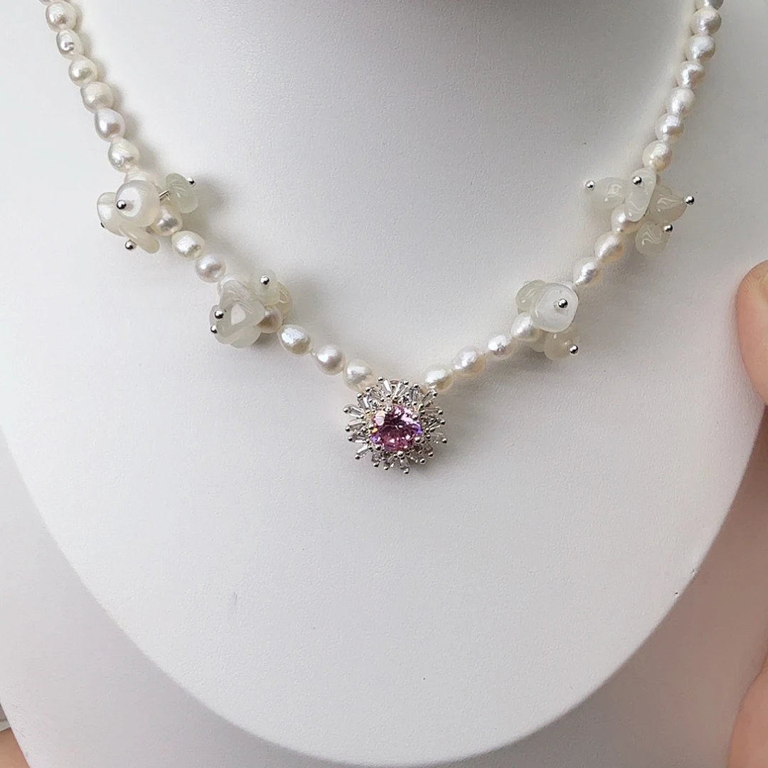 颈饰未镶嵌淡水珍珠