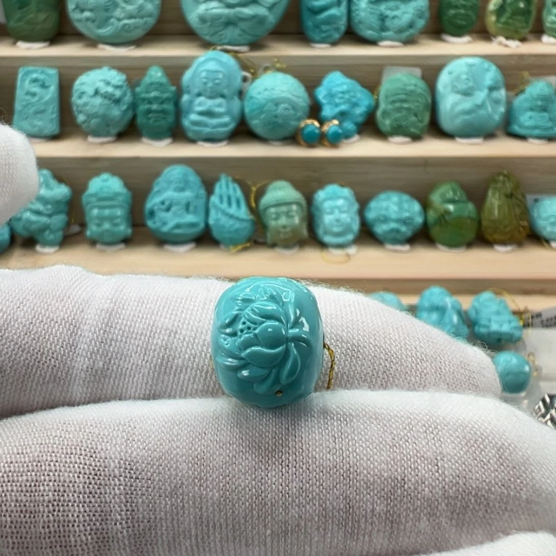 未镶嵌绿松石配饰13*10.9