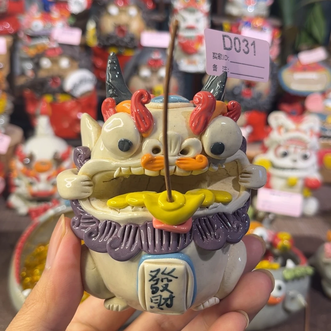 泥塑纯手工茶宠摆件