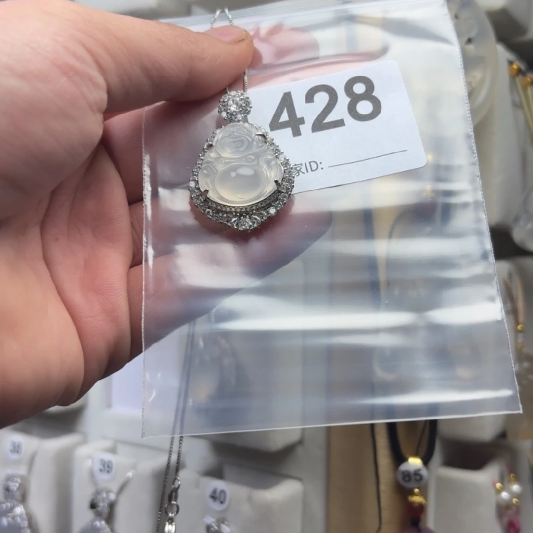 玛瑙/玉髓颈饰合金萱*.