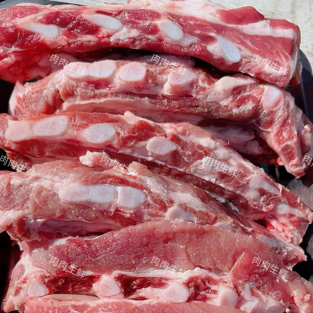 猪脆排排骨边脆骨猪胸骨两侧带脆骨中间有硬骨5斤一单顺丰包邮